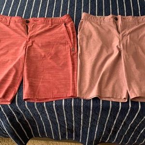 Two pairs of O’Neill Hybrid shorts